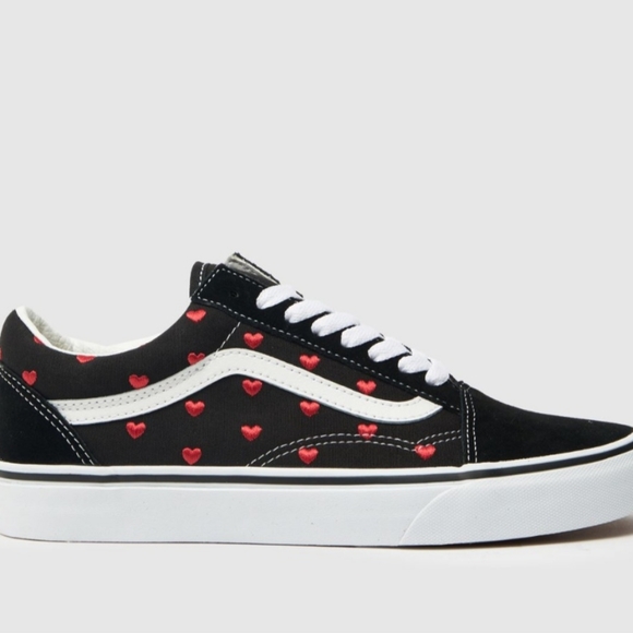 Women's Van's Old Skool "black red red" - Picture 1 of 5